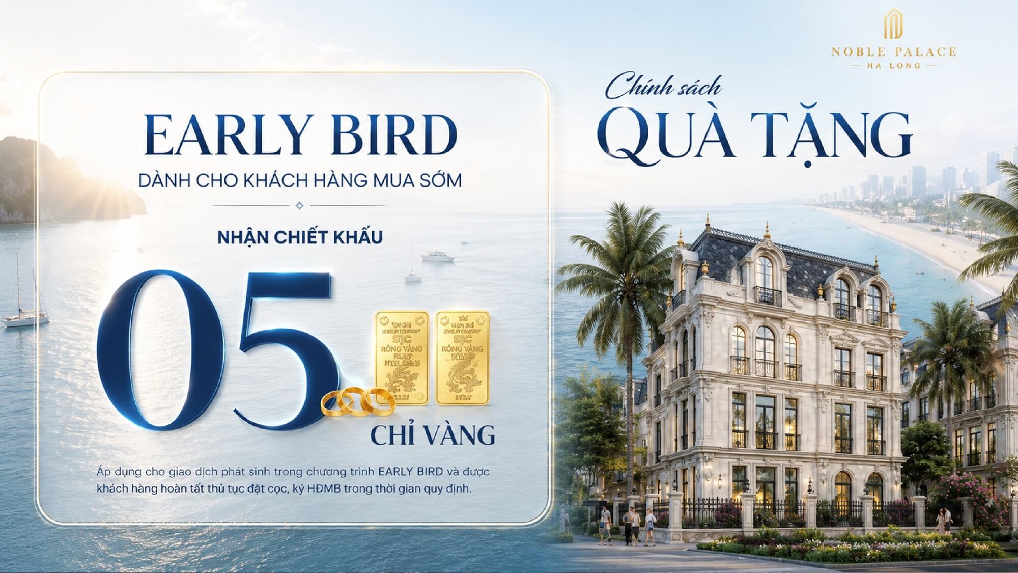 chính sách bán hàng dự án noble palace hạ long
