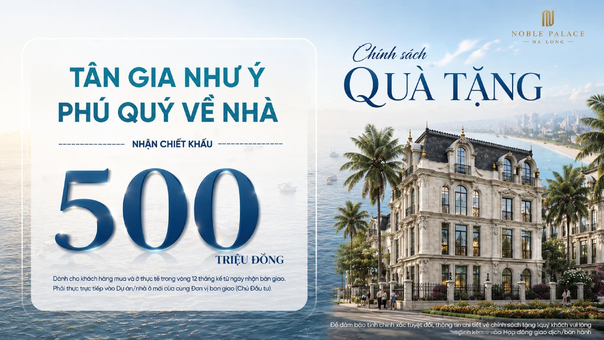 chính sách bán hàng dự án noble palace hạ long