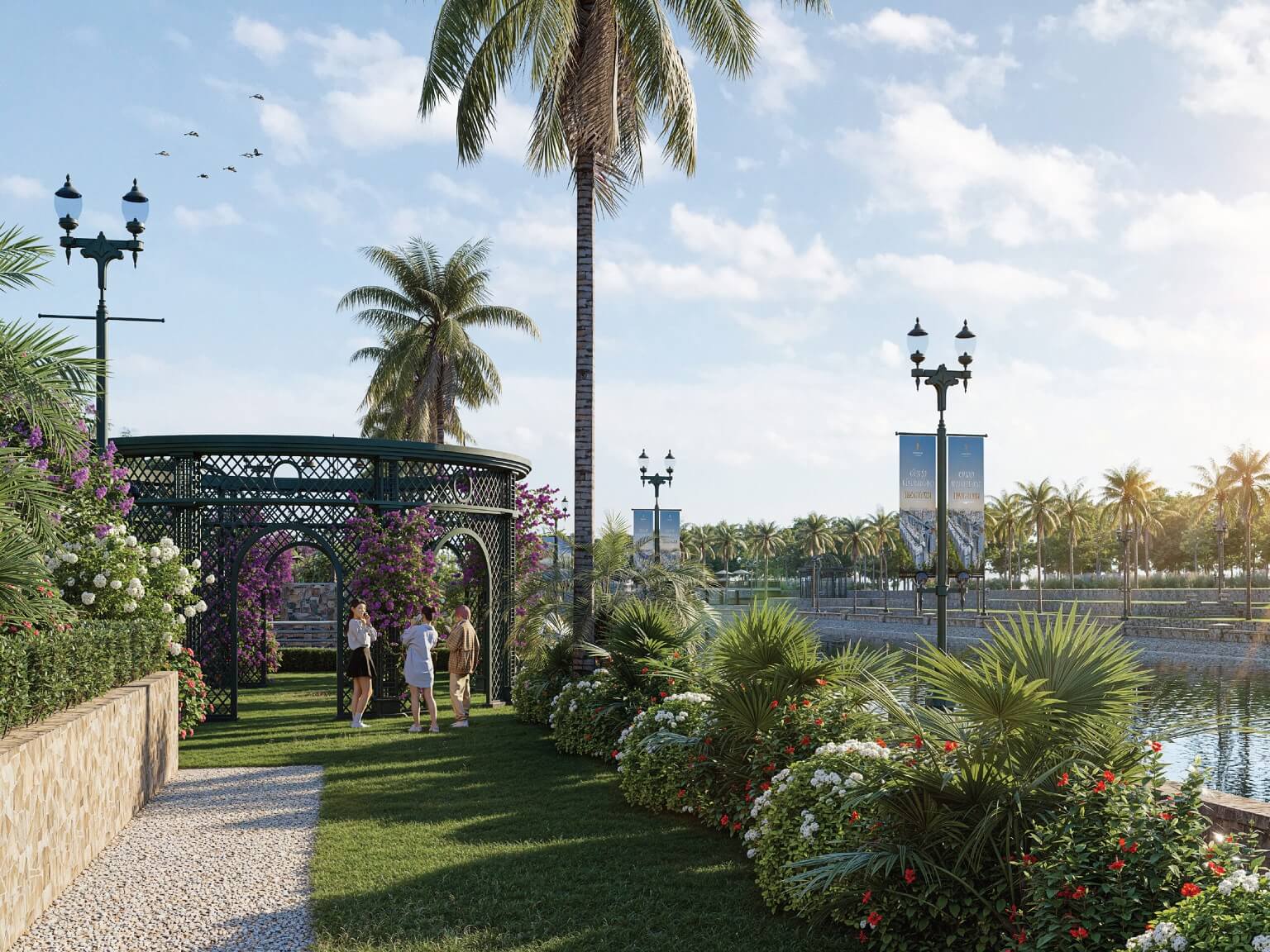 tiện ích dự án noble palace riverside phúc thọ