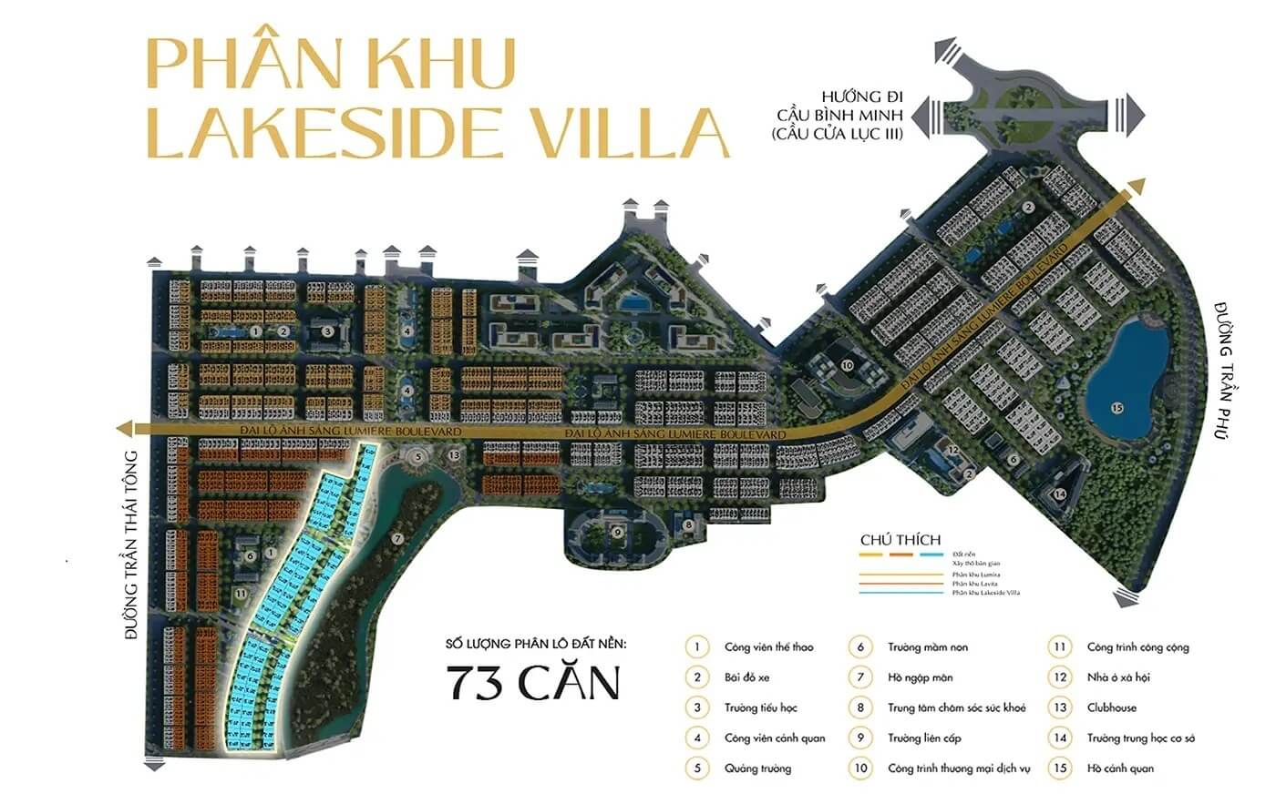 phân khu lakeside dự án noble palace hạ long
