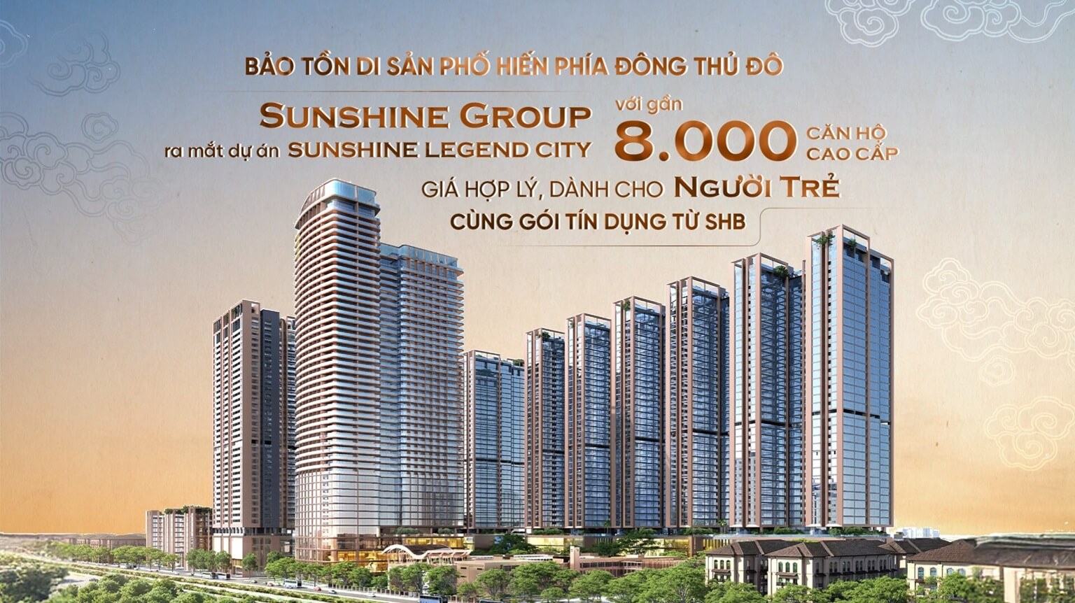 dự án sunshine legend city văn giang hưng yên