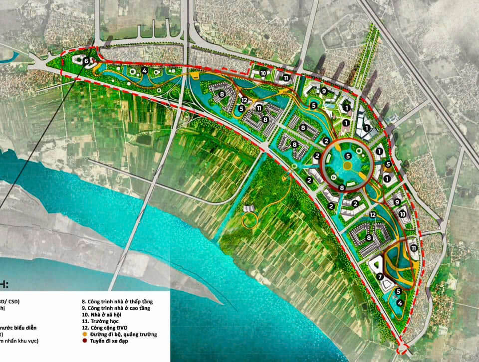 vị trí dự án the grand riveria tàm xá đông anh