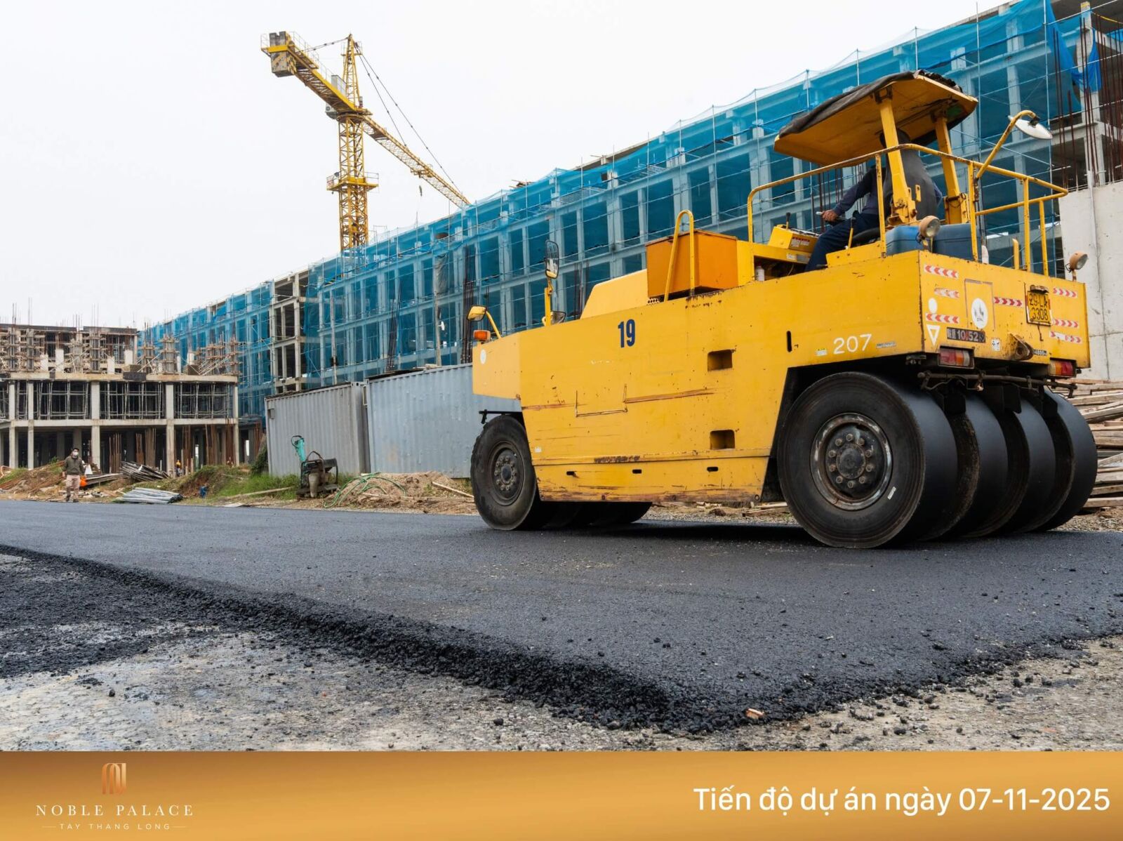 Tiến độ xây dựng dự án Noble Palace Tây Thăng Long tháng 11/2025