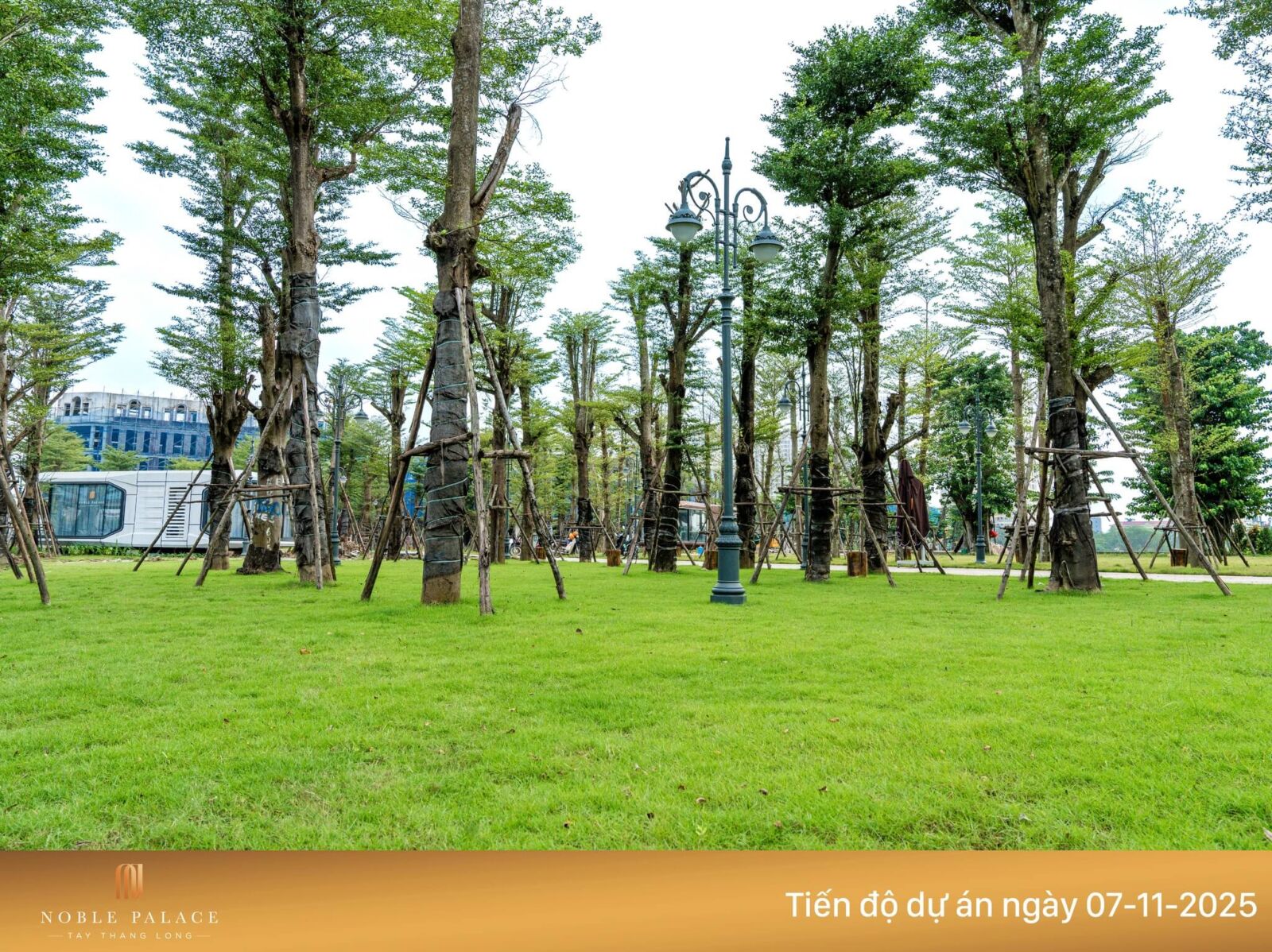 Tiến độ xây dựng dự án Noble Palace Tây Thăng Long tháng 11/2025