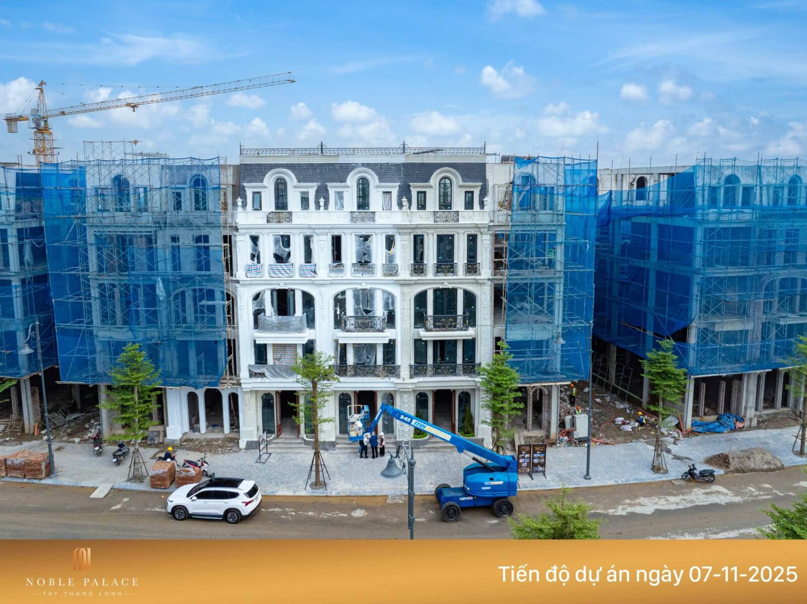 Tiến độ xây dựng dự án Noble Palace Tây Thăng Long tháng 11/2025