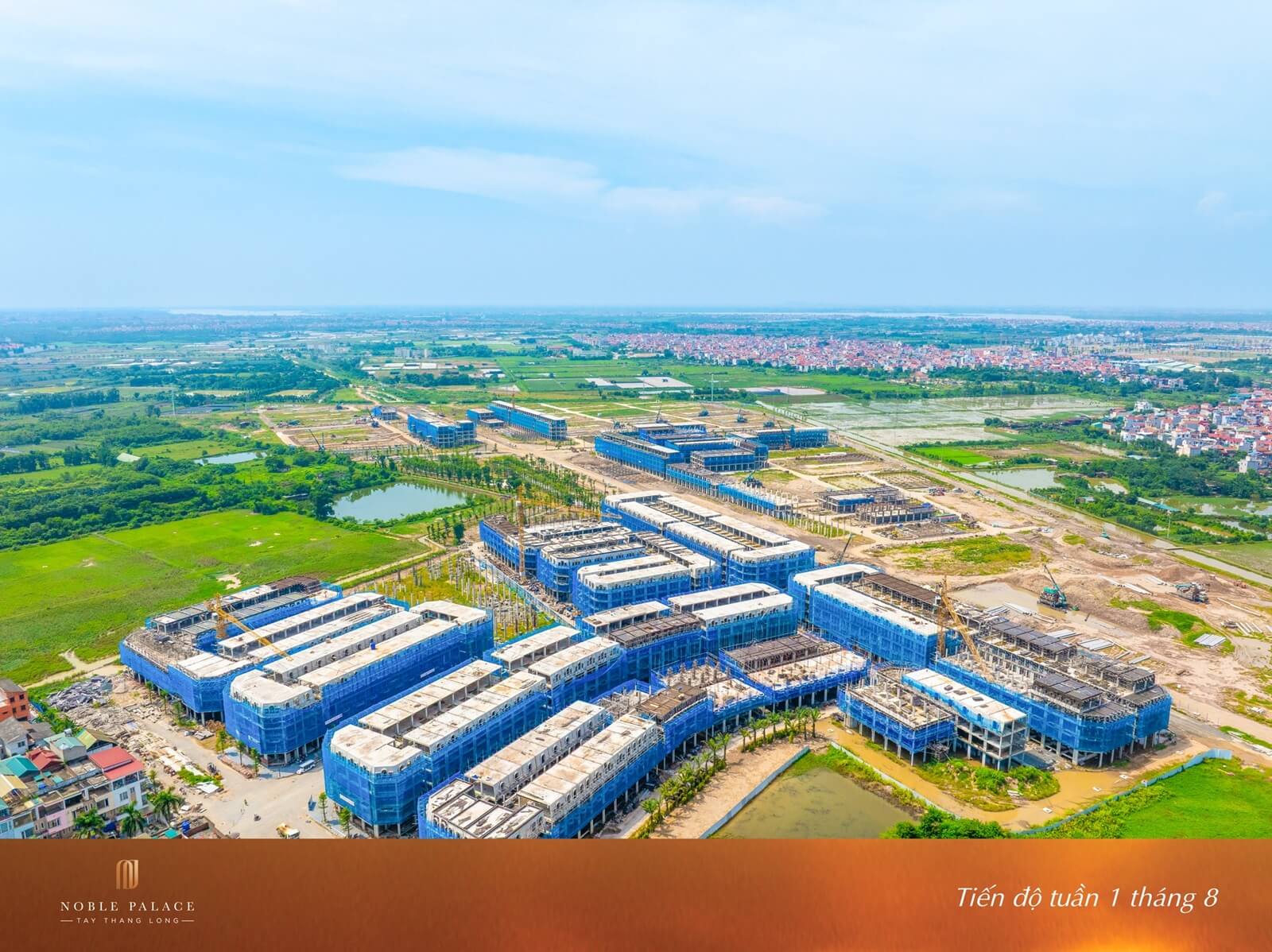 Tiến độ dự án Noble Palace Tây Thăng Long tháng 8/2025
