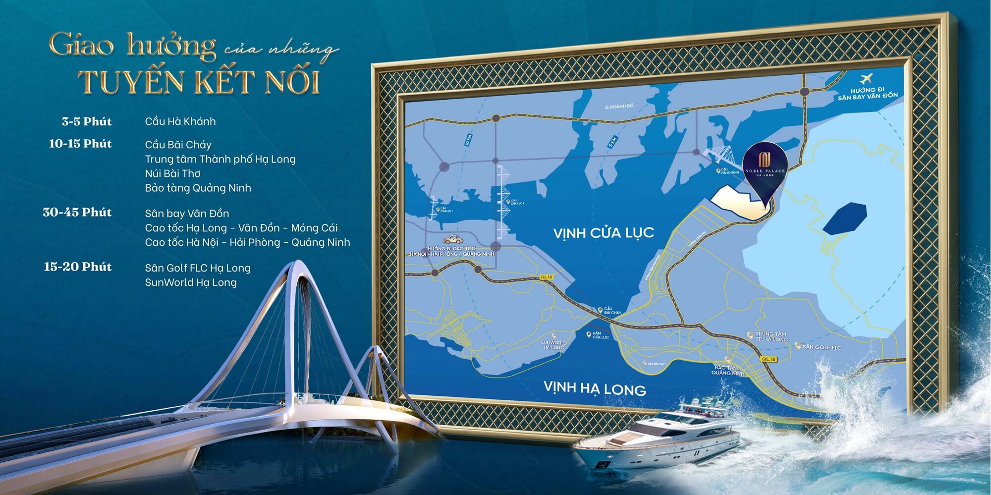 vị trí dự án noble palace hạ long